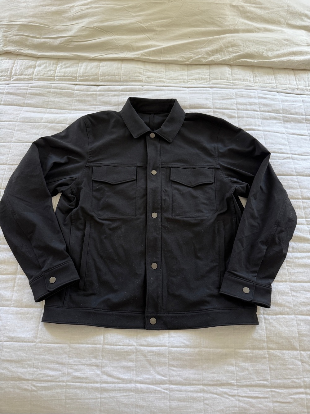 lululemon athletica Black Lightweight Snap Jacket